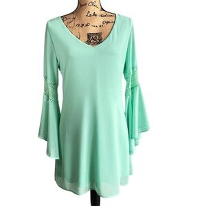 Boho Mint Green Dress by Suede Apparel